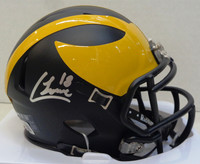 Colston Loveland Autographed Michigan Wolverines Speed Mini Helmet