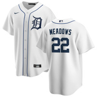 Parker Meadows Autographed Home Nike Replica Jersey (Pre-Order)