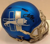 Jared Goff Autographed Detroit Lions 2023 Alternate Mini Helmet