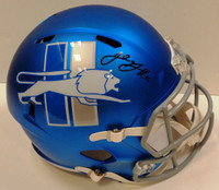 Jared Goff Autographed Detroit Lions 2023 Alternate Full Size Replica Helmet