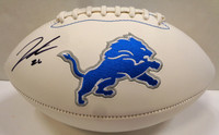 Jahmyr Gibbs Autographed Detroit Lions Logo Football