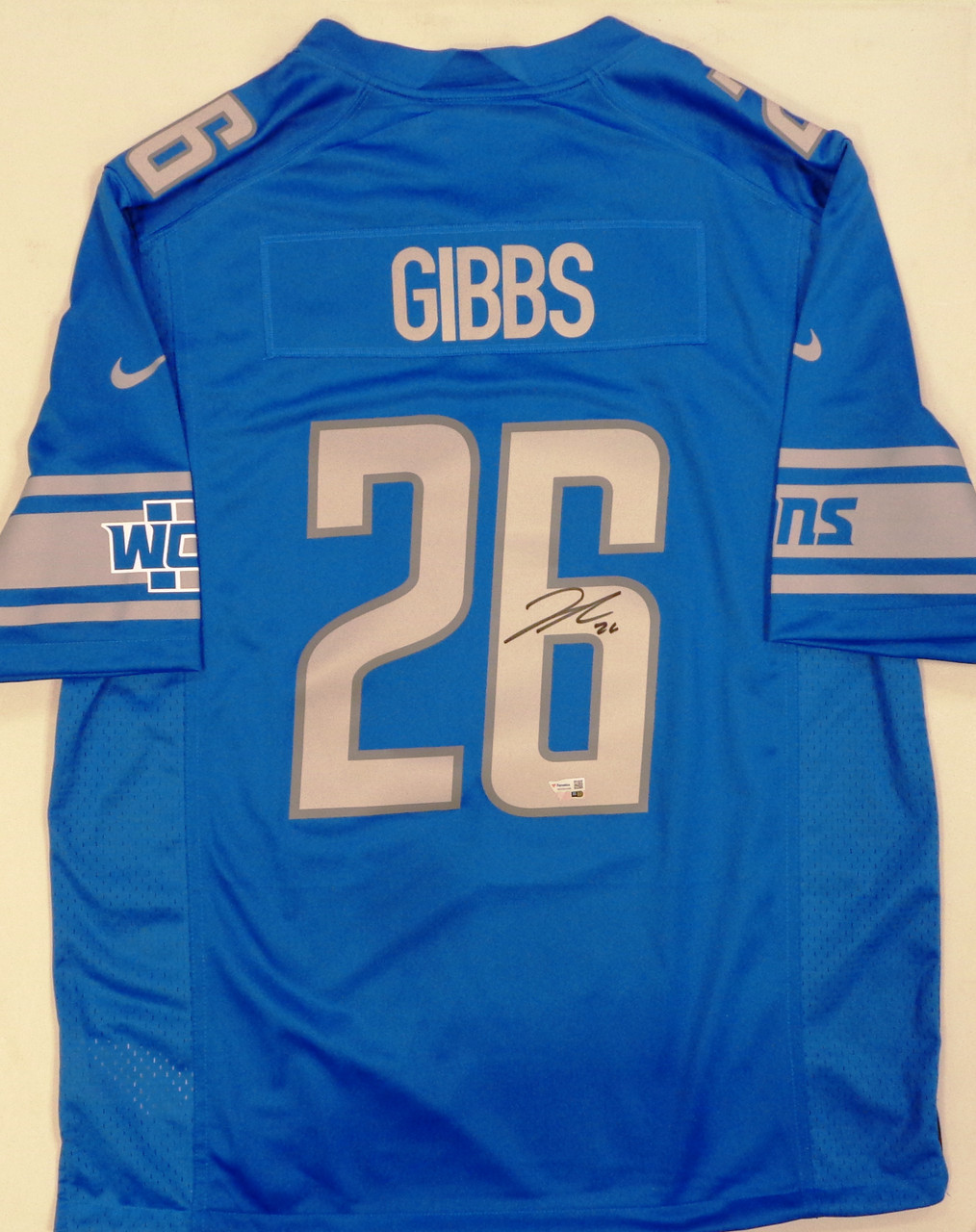 Jahmyr Gibbs Detroit Lions Autographed Steel Nike Limited Jersey