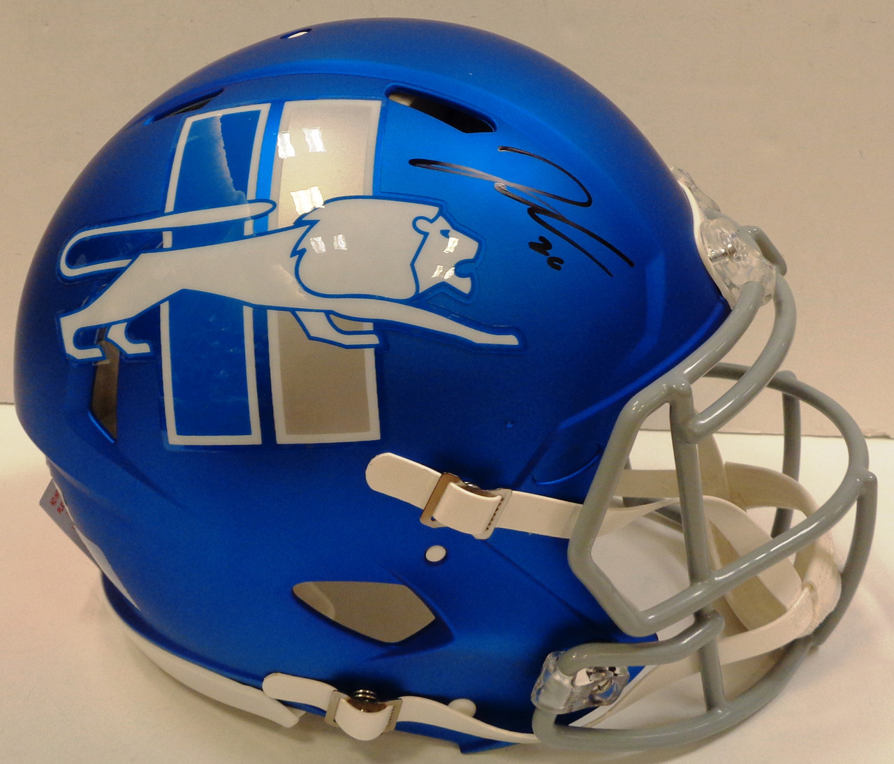 Jahmyr Gibbs Autographed Detroit Lions 2023 Alternate Full Size Authentic  Helmet - Detroit City Sports
