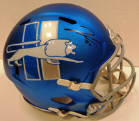 Jahmyr Gibbs Autographed Detroit Lions 2023 Alternate Full Size Replica Helmet