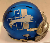 Jack Campbell Autographed Detroit Lions 2023 Alternate Mini Helmet
