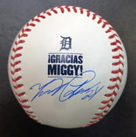 Miguel Cabrera Autographed "¡GRACIAS MIGGY!" Official Major League Baseball
