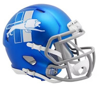 Barry Sanders Autographed Detroit Lions Riddell Full Size Speed Replica 2023 Alternate Helmet (Pre-Order)