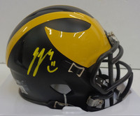 J.J. McCarthy Autographed University of Michigan Speed Mini Helmet