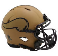 Minnesota Vikings 2023 Riddell Salute To Service Speed Mini Helmet
