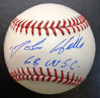 John Hiller Autographed Official Major League Baseball w/ "68 W.S.C."