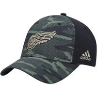 Detroit Red Wings adidas Military Appreciation Flex Hat - Camo/Black