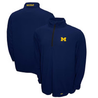 University of Michigan Men's Franchise Club Navy Breeze Quarter-Zip Pullover