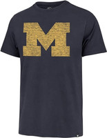 University of Michigan Men's 47 Brand Atlas Blue Premier Franklin T-Shirt