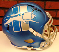 Brian Branch Autographed Detroit Lions 2023 Alternate Full Size Replica Helmet