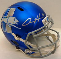 Aidan Hutchinson Autographed Detroit Lions 2023 Alternate Full Size Replica Helmet