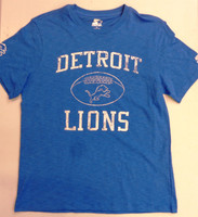 Detroit Lions Men's Starter "Detroit Lions" Blue T-Shirt