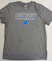 Detroit Lions Men's Fanatics "Detroit Football" Grey T-Shirt