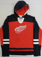 Detroit Red Wings Youth NHL Apparel Red & Black Logo Hoodie