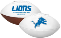 Sam LaPorta Autographed Detroit Lions White Panel Football (Pre-Order)