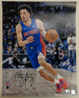 Cade Cunningham Autographed 16x20 Photo # 1 Blue