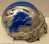 Sam LaPorta Autographed Detroit Lions Speed Mini Helmet