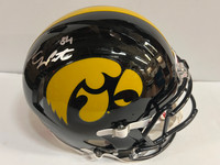 Sam LaPorta Autographed Iowa Hawkeyes Full Size Speed Authentic Helmet