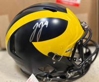 J.J. McCarthy Autographed University of Michigan Speed Full Size Authentic Helmet
