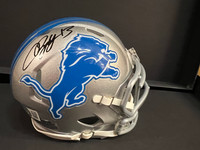 Craig Reynolds Autographed Detroit Lions Speed Mini Helmet