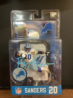 Barry Sanders Autographed 2023 McFarlane Figure (White) (Pre-Order)