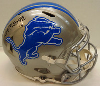 Amon-Ra St. Brown Autographed Detroit Lions Full Size Authentic Speed Helmet