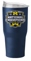 University of Michigan 2023 National Champions Powder Coat 30 oz Tumbler