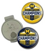 University of Michigan 2023 National Champions Wincraft Hat Clip & Ball Marker Set