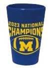 University of Michigan 2023 National Champions Wincraft 1.5 oz Silicone Shot Glass