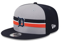 Detroit Tigers New Era 2024 Batting Practice 9Fifty Snapback Hat - Gray/Navy