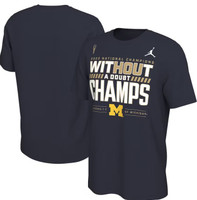 Jordan Brand University of Michigan Men's 2023 National Champions On Field T-shirt