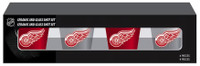 Detroit Red Wings Evergreen 4-Piece Ceramic & Glass 2 oz Shot Glass Set