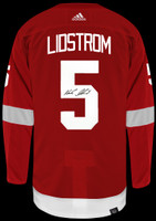 Nick Lidstrom Autographed Detroit Red Wings Authentic Adidas Jersey  - Red