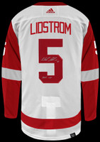 Nick Lidstrom Autographed Detroit Red Wings Authentic Adidas Jersey w/ "HOF 15" - White
