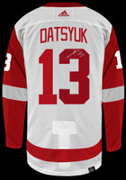 Pavel Datsyuk Autographed Detroit Red Wings Authentic Adidas Jersey - White