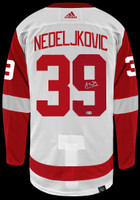 Alex Nedeljkovic Autographed Detroit Red Wings Authentic Adidas Jersey - White