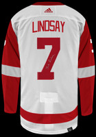 Ted Lindsay Autographed Detroit Red Wings Authentic Adidas Jersey - White