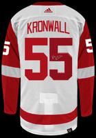 Niklas Kronwall Autographed Detroit Red Wings Authentic Adidas Jersey - White