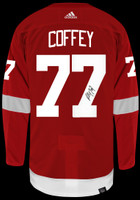 Paul Coffey Autographed Detroit Red Wings Authentic Adidas Jersey - Red