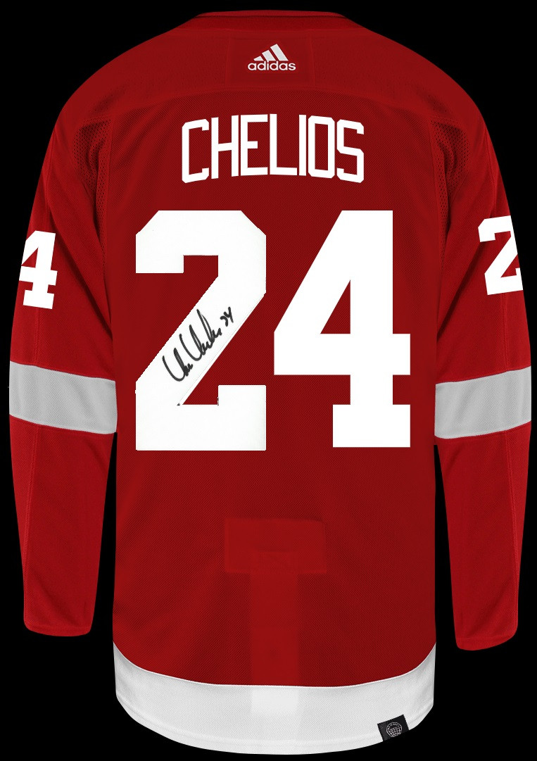 ヒスミニ エンジェル 総柄 セトア レッド 長袖 FREE 80-90 Chris Chelios Autographed Detroit Red Wings Authentic Adidas