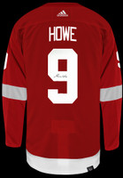 Gordie Howe Autographed Detroit Red Wings Authentic Adidas Jersey - Red