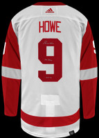 Gordie Howe Autographed Detroit Red Wings Authentic Adidas Jersey w/ "Mr. Hockey", "HOF 72" - White