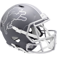 Hendon Hooker Autographed Detroit Lions Slate Riddell Speed Mini Helmet (Pre-Order)