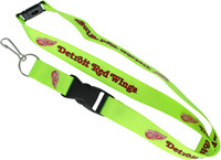 Detroit Red Wings Aminco Neon Deluxe Lanyard