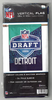2024 Detroit NFL Draft 28x40" Vertical Flag