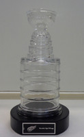 Henrik Zetterberg Autographed Detroit Red Wings Stanley Cup Champions Glass Replica Trophy (Pre-Order)
